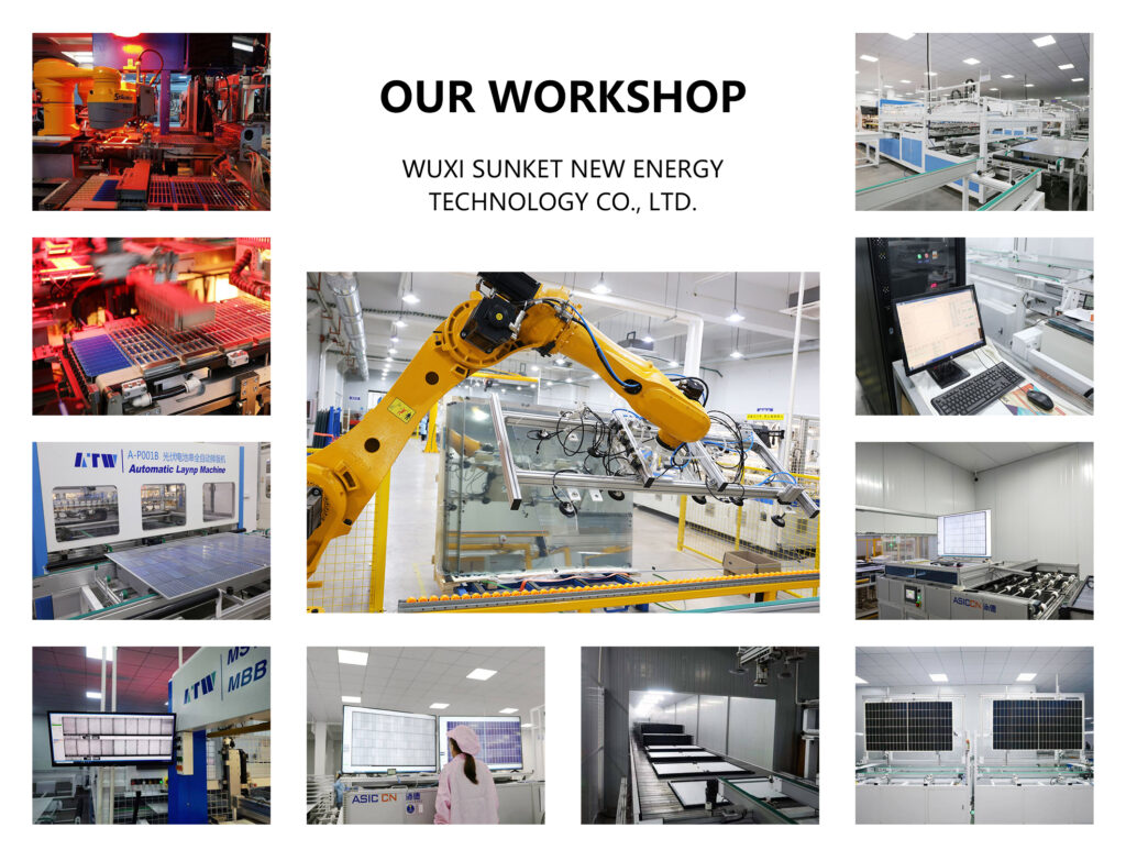 intelligent solar panel factory